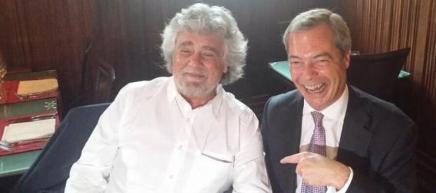 Nasce nel segno dell’estrema destra il gruppo europeo di Grillo e Farage