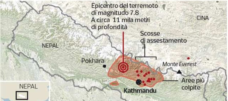 Il terrore sul tetto del mondo Ora il Nepal piange i suoi morti