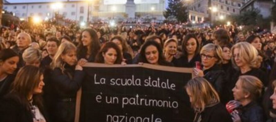 Scuola, a giugno sciopero degli scru­tini e corteo a Roma