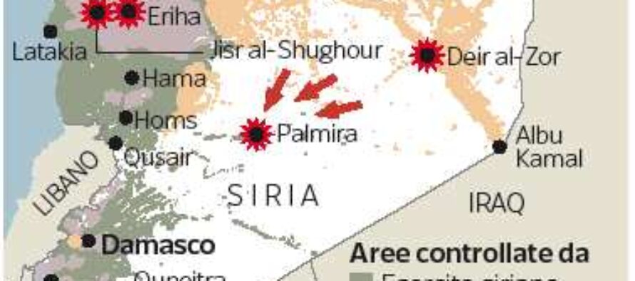 Le milizie dell’Isis entrano a Palmira I siriani mettono al sicuro le statue