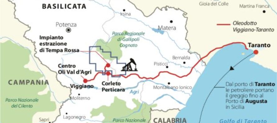 Puglia e Basilicata lite da 170 milioni su Tempa Rossa