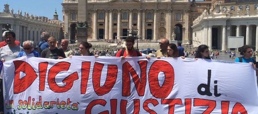 «Disobbedienza civile, basta tacere», Digiuno di giustizia a Roma