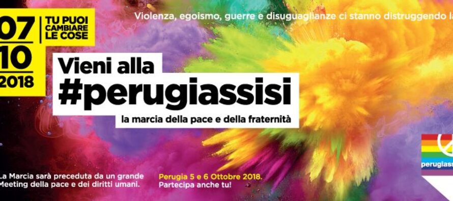 Marcia Perugia-Assisi, domani 25 chilometri per «restare umani»