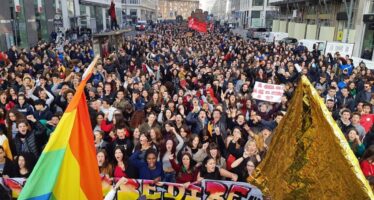 Centomila studenti manifestano contro il governo del finto cambiamento