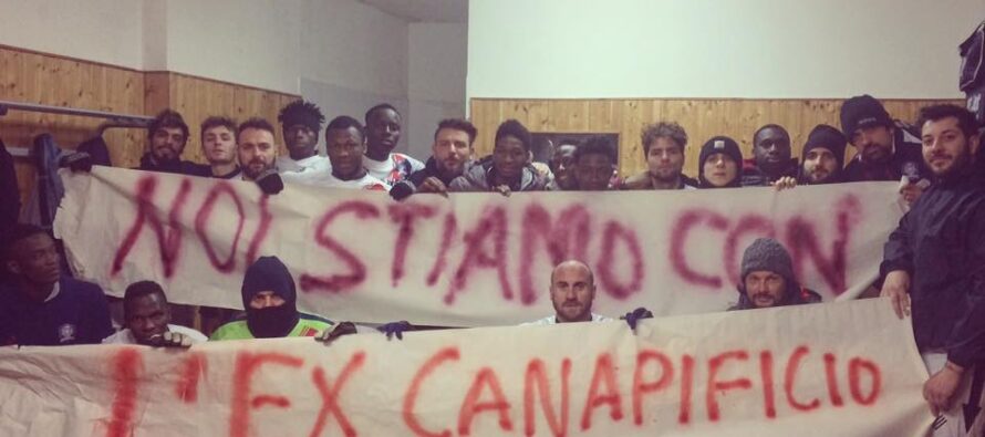 Caserta. Richiedenti asilo, l’ex Canapificio manifesta contro i tagli del Viminale