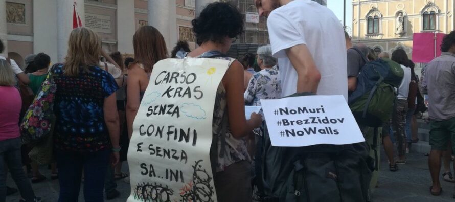 Trieste. Antifascisti in piazza contro i muri e Salvini