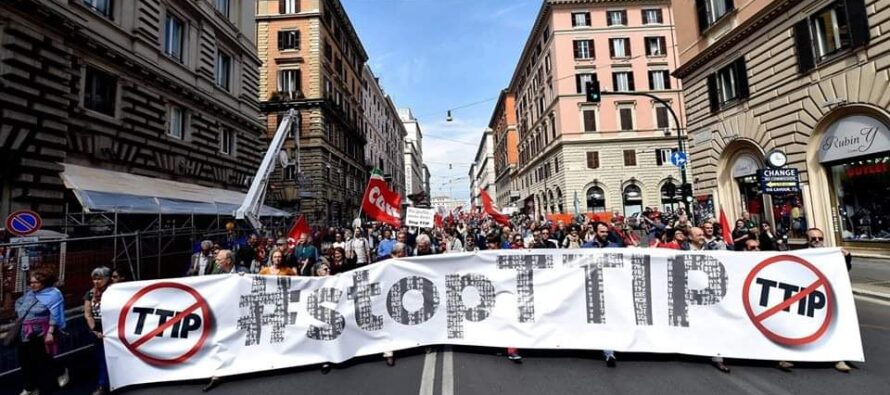 A Roma in piazza contro il TTIP che uccide l’agricoltura