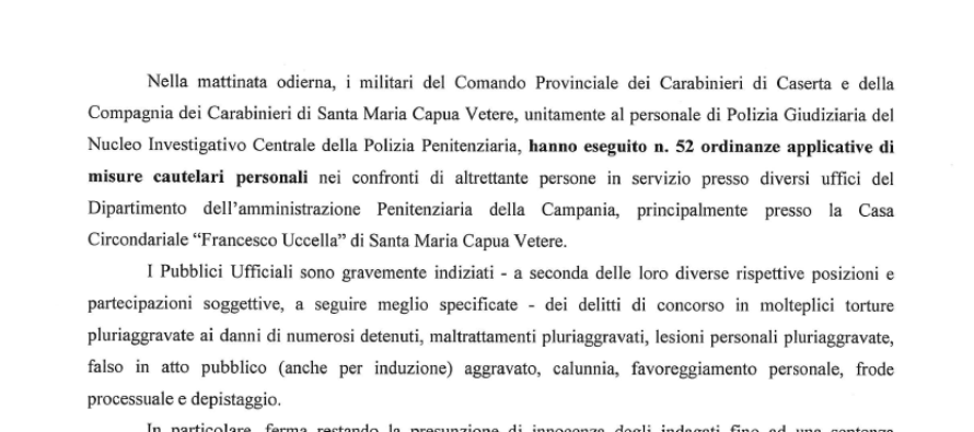 Torture a Santa Maria Capua Vetere. Un manuale di etnografia carceraria